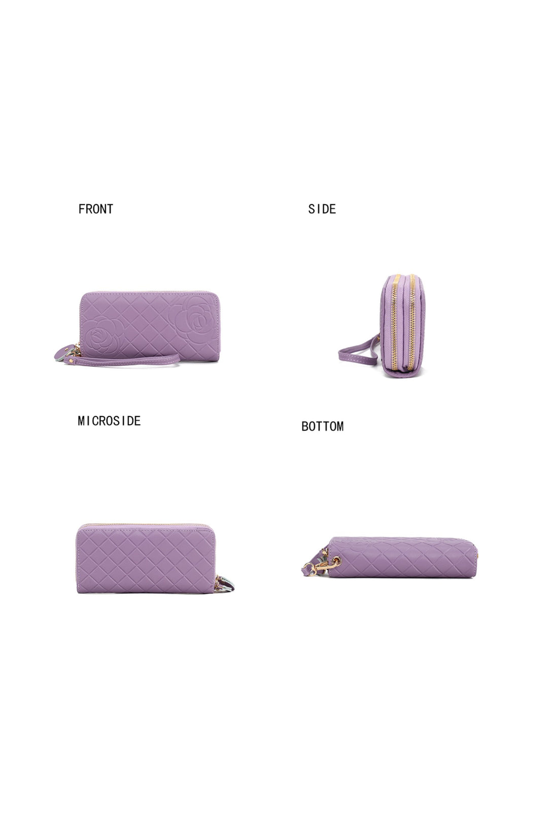 Mkf Honey Genuine Leather Embossed Wallet By Mia K