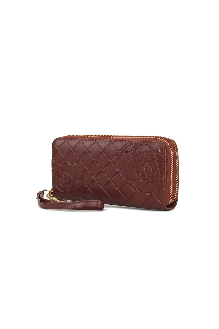 Lavender Mkf Honey Genuine Leather Embossed Wallet By Mia K