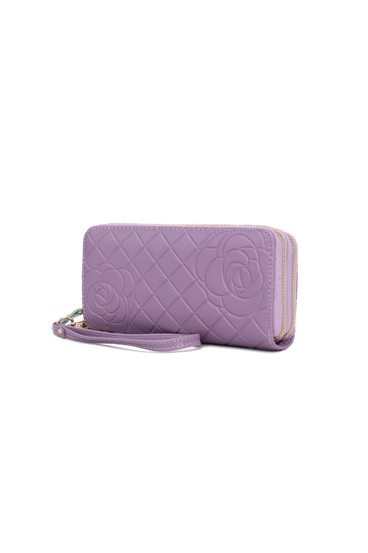 Mkf Honey Genuine Leather Embossed Wallet By Mia K