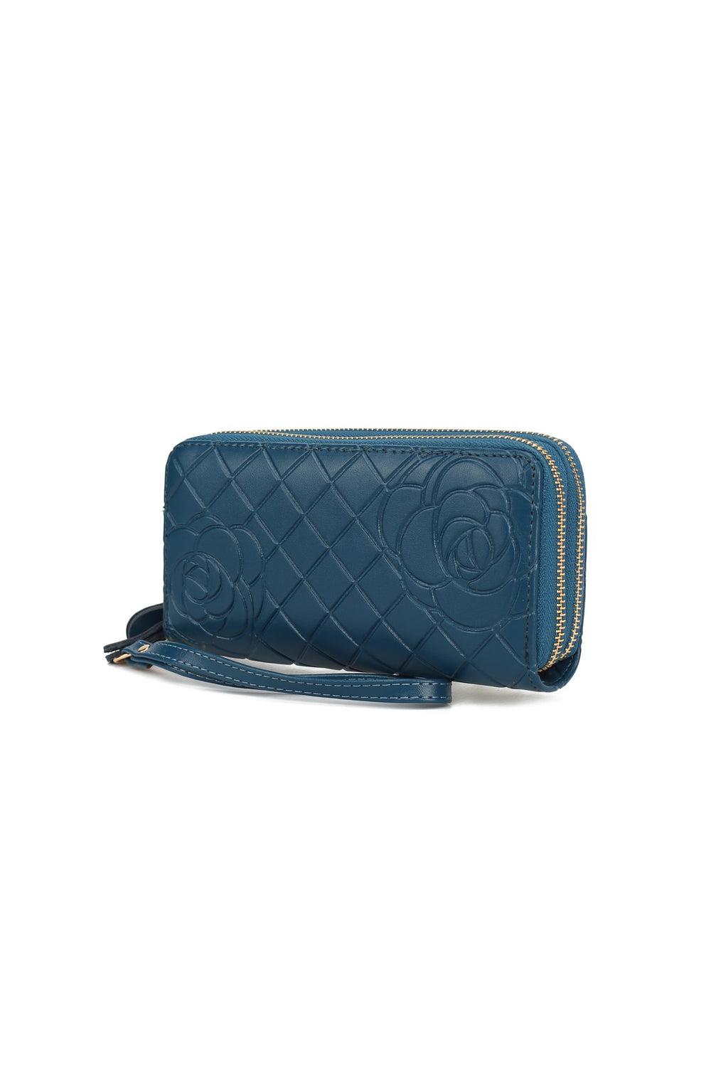 Burgundy Mkf Honey Genuine Leather Embossed Wallet By Mia K