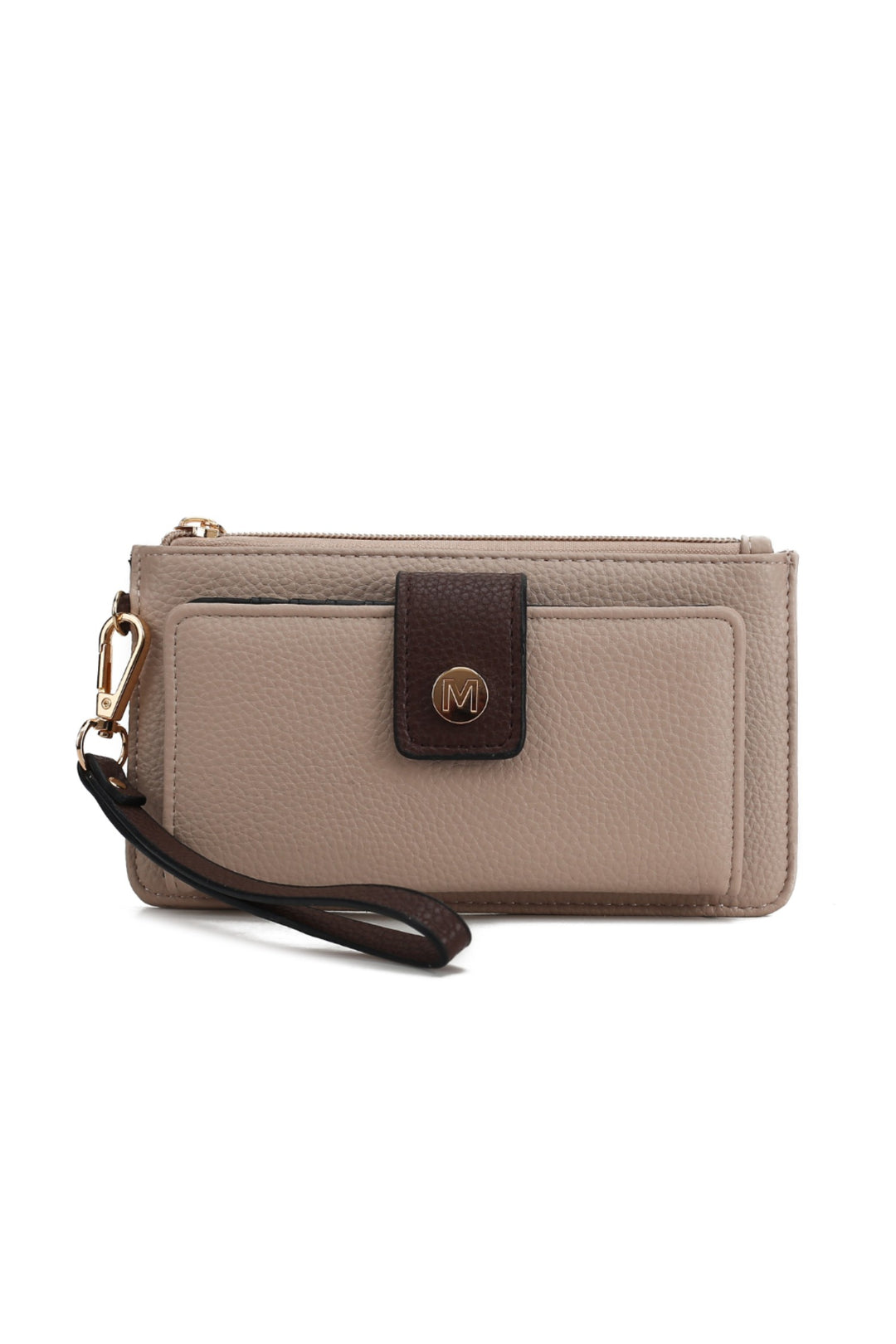 Wine - Pink Mkf Olympe Vegan Leather Wristlet Wallet By Mia K