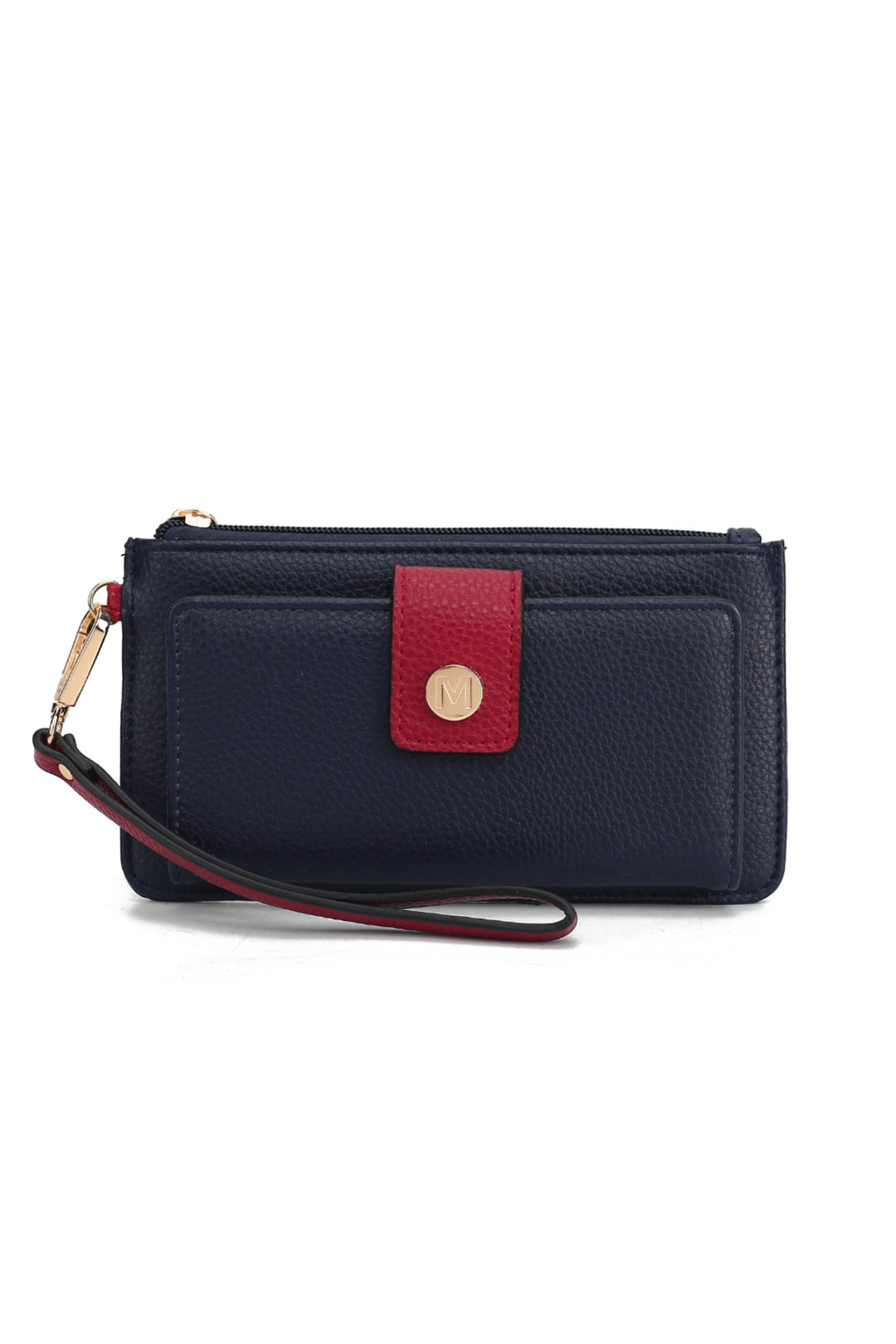 Olive - Yellow Mkf Olympe Vegan Leather Wristlet Wallet By Mia K
