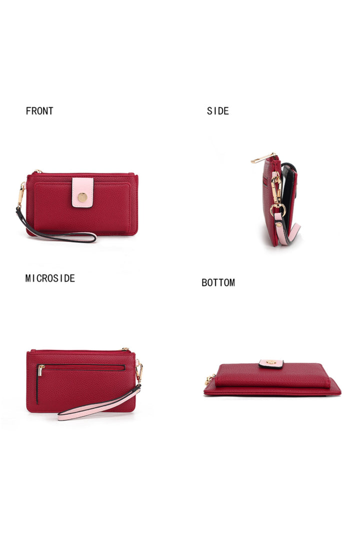 Mkf Olympe Vegan Leather Wristlet Wallet By Mia K