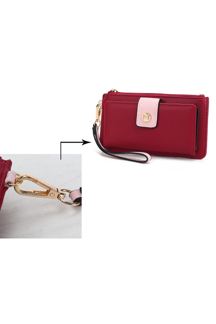 Mkf Olympe Vegan Leather Wristlet Wallet By Mia K