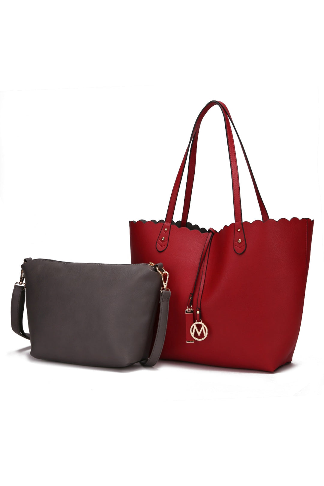 Mkf Reversible Shopper Tote Crossbody By Mia K