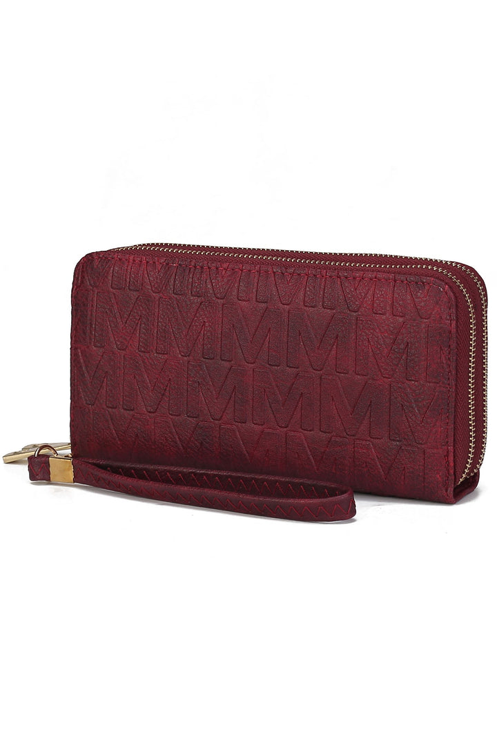 Camel Mkf Aurora Signature Wallet Bag By Mia K