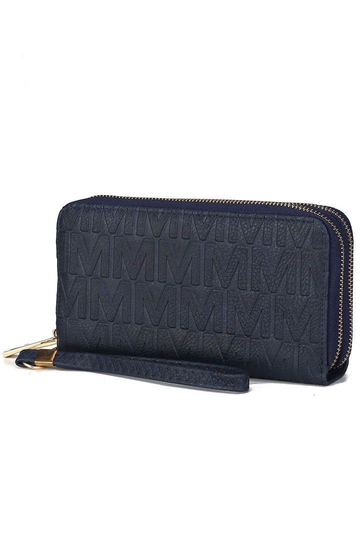 Pewter Mkf Aurora Signature Wallet Bag By Mia K