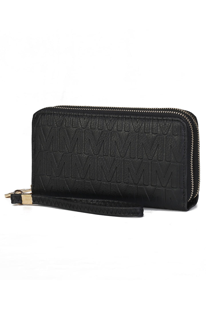 Burgundy Mkf Aurora Signature Wallet Bag By Mia K