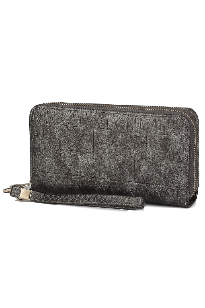 Rose Pink Mkf Aurora Signature Wallet Bag By Mia K