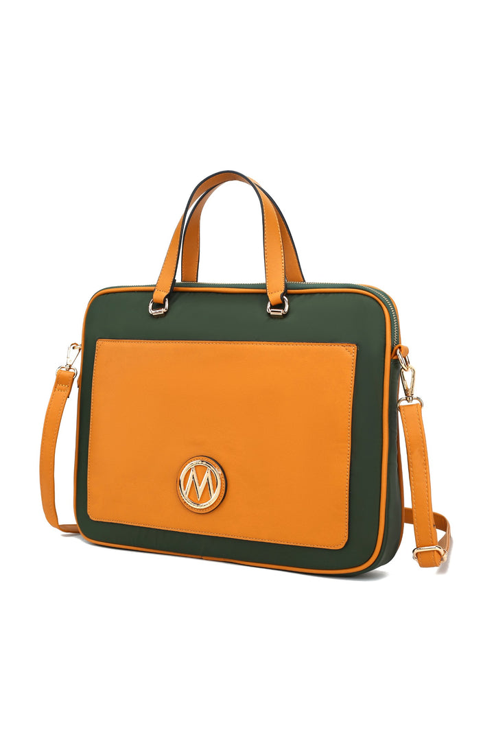 Wine Mkf Nina Vegan Leather Laptop Case By Mia K