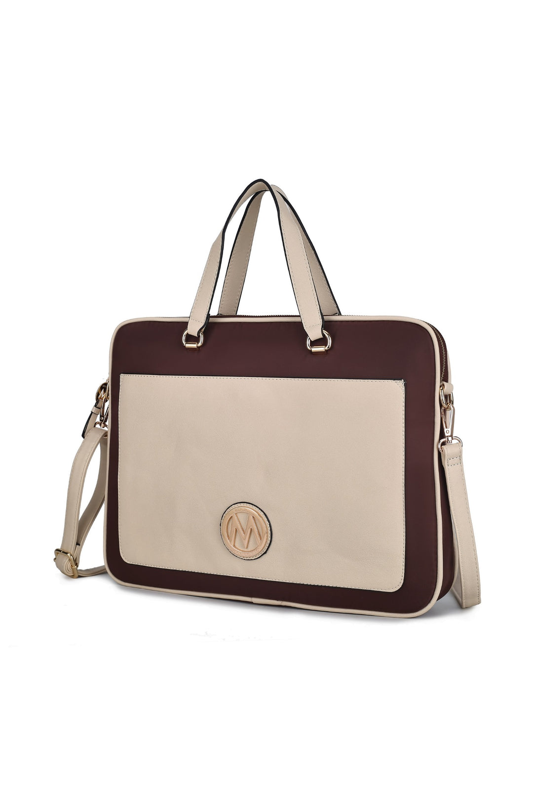 Mustard Mkf Nina Vegan Leather Laptop Case By Mia K