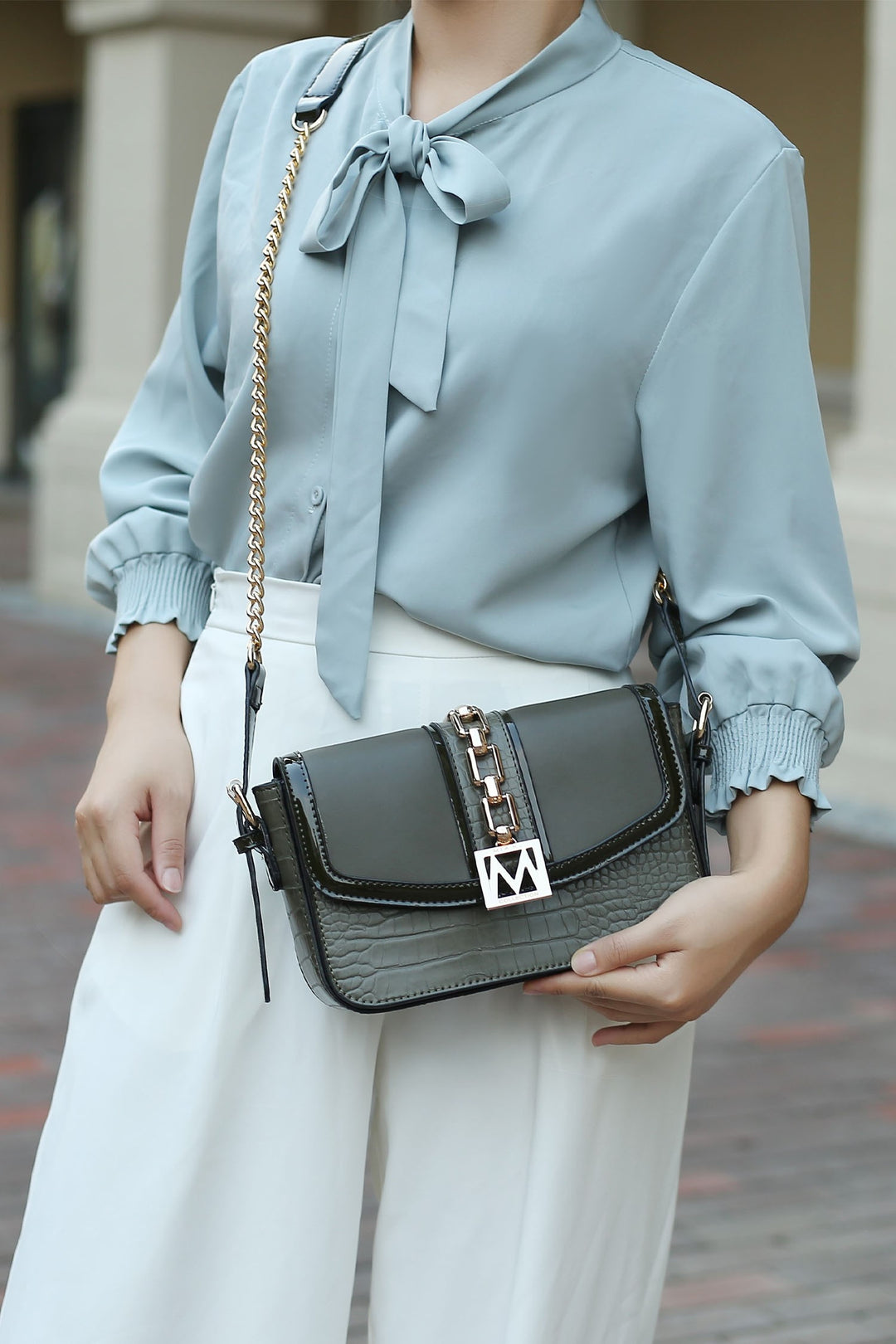 Black Mkf Collection Wendalyn Crossbody Bag By Mia K