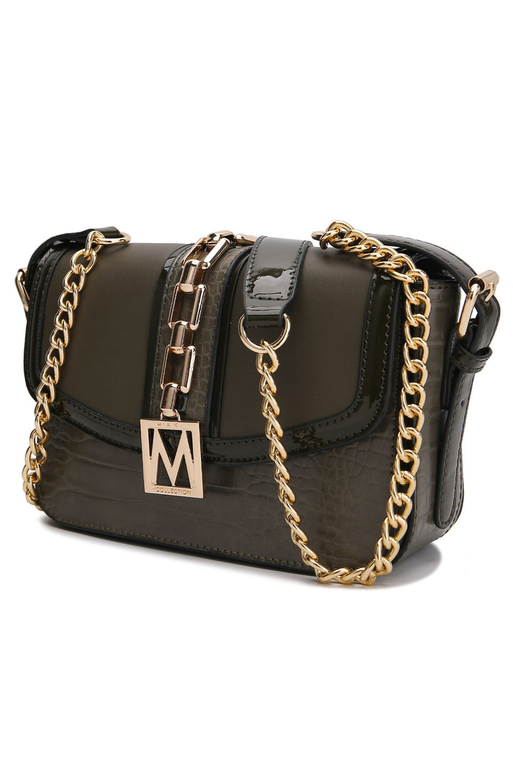 Taupe Mkf Collection Wendalyn Crossbody Bag By Mia K