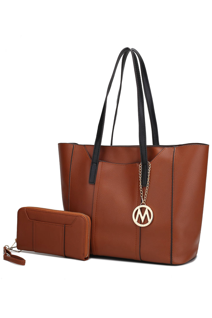 Peakock Blue Mkf Nikkita Light Weight Tote Bag By Mia K