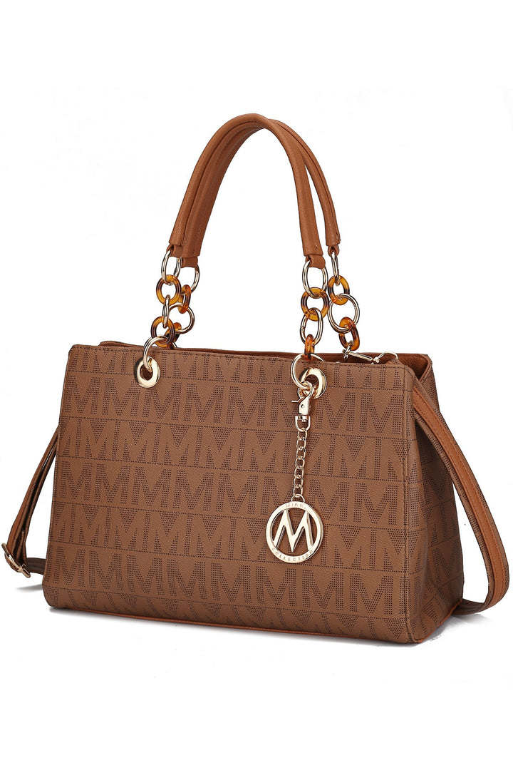 White Mkf Collection Sirna M Signature Tote Bag By Mia K