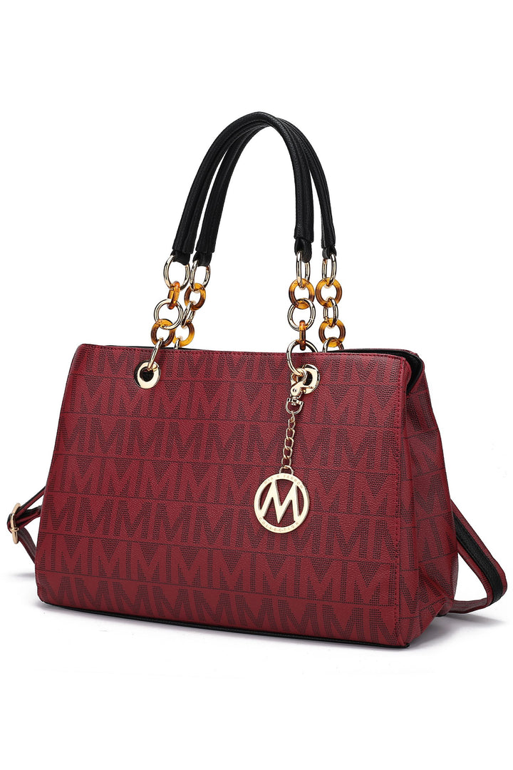 Chocolate Mkf Collection Sirna M Signature Tote Bag By Mia K