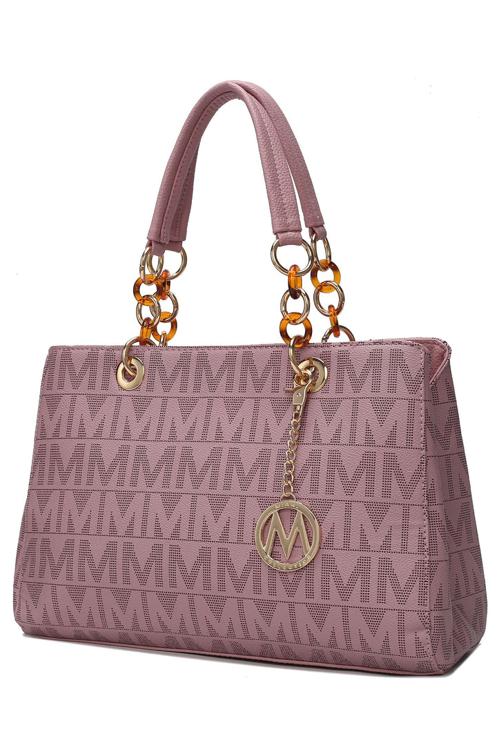 Navy Mkf Collection Sirna M Signature Tote Bag By Mia K