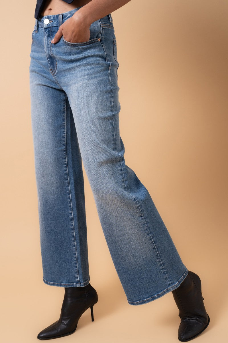 High Rise Relaxed Wide Leg