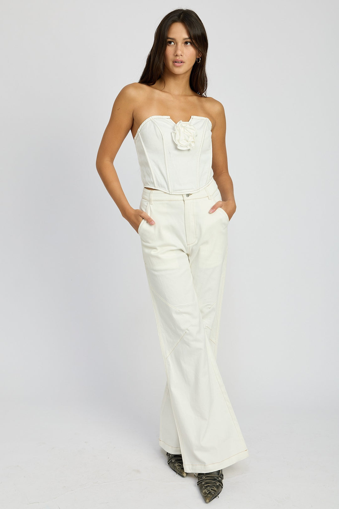 High Waisted Wide Leg Pants