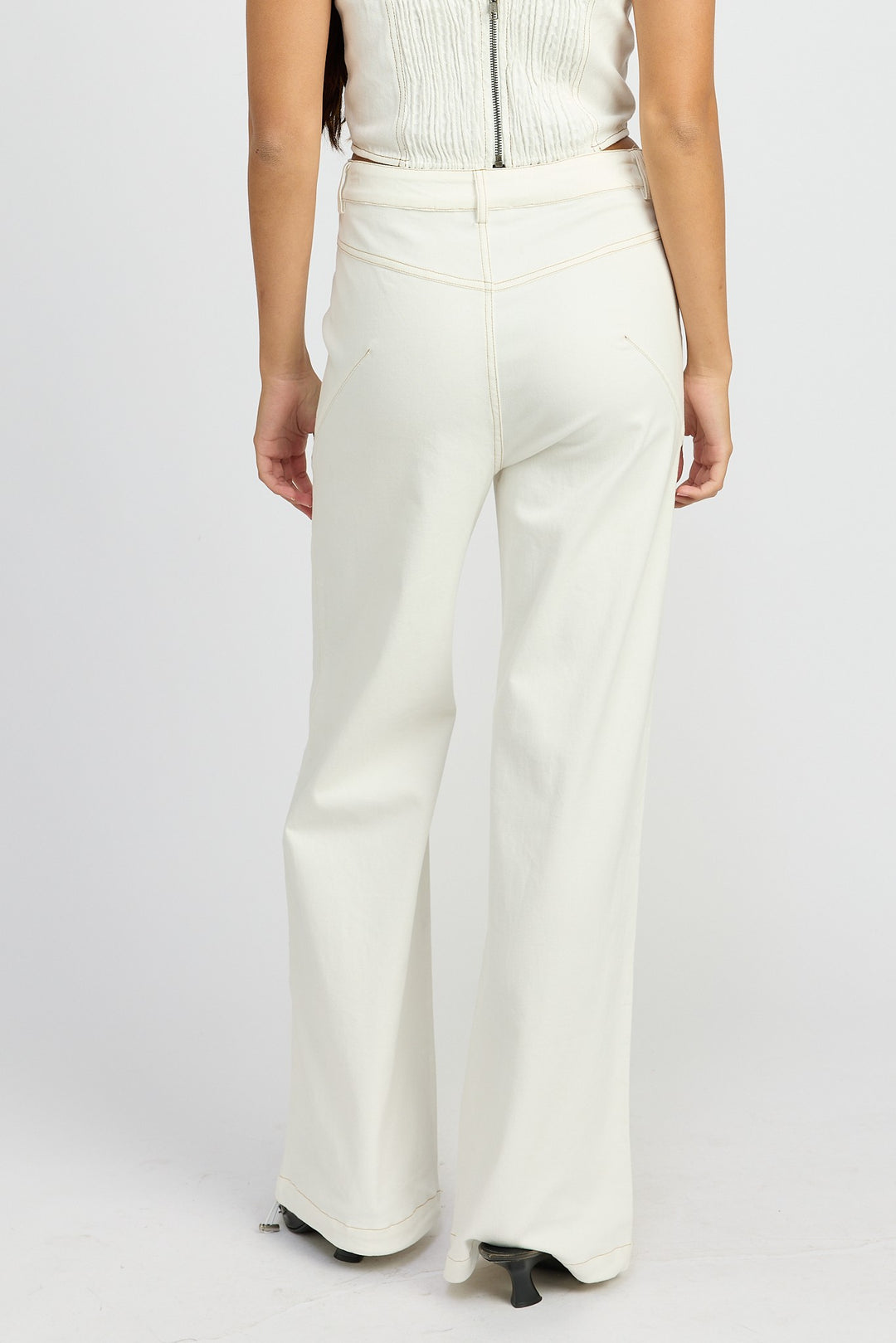 High Waisted Wide Leg Pants