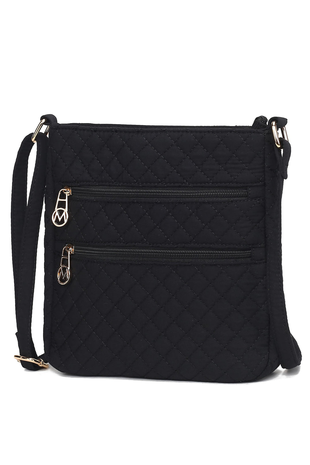 Mkf Collection Solid Quilted Cotton Crossbody