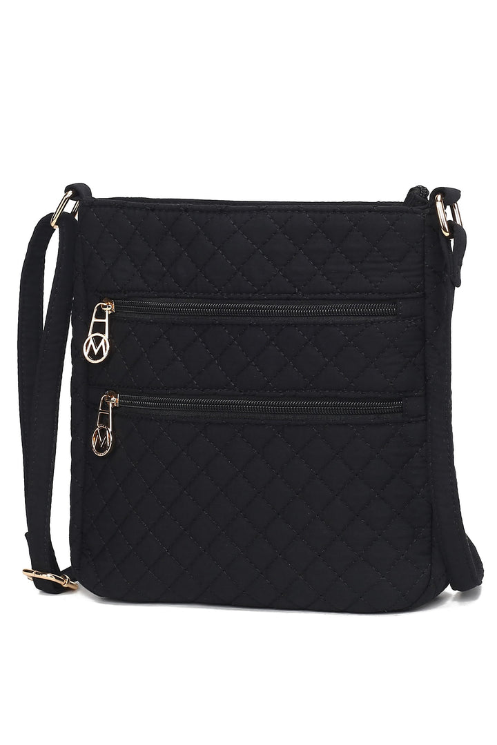 Mkf Collection Solid Quilted Cotton Crossbody