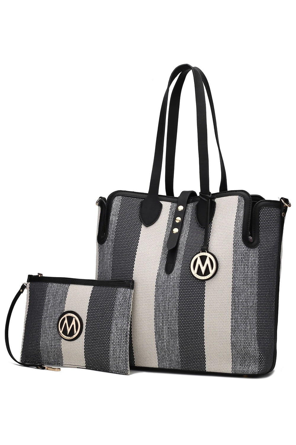 Blush Combo Mkf Collection Juliana Oversize Tote Wristlet