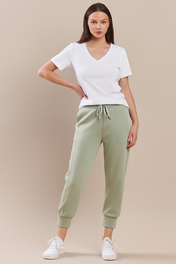 Black Womens Plain V Neck Cotton T Shirt