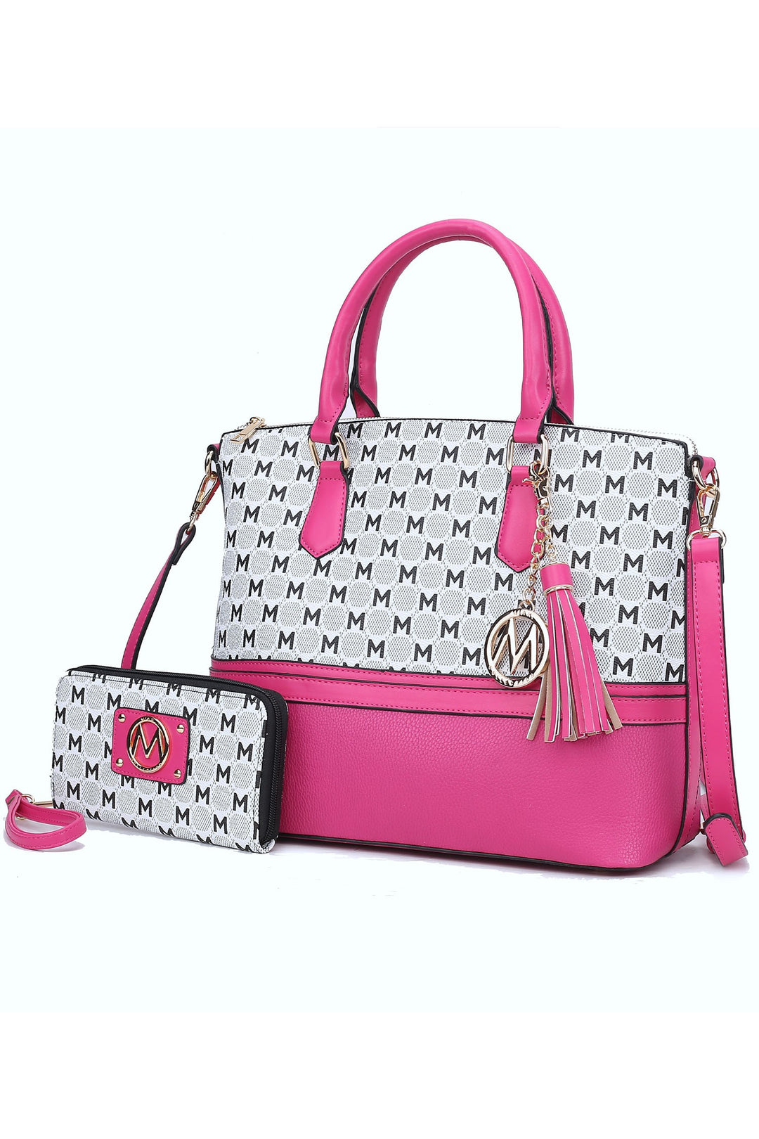 Red Mkf Collection Saylor Tote And Matching Wallet