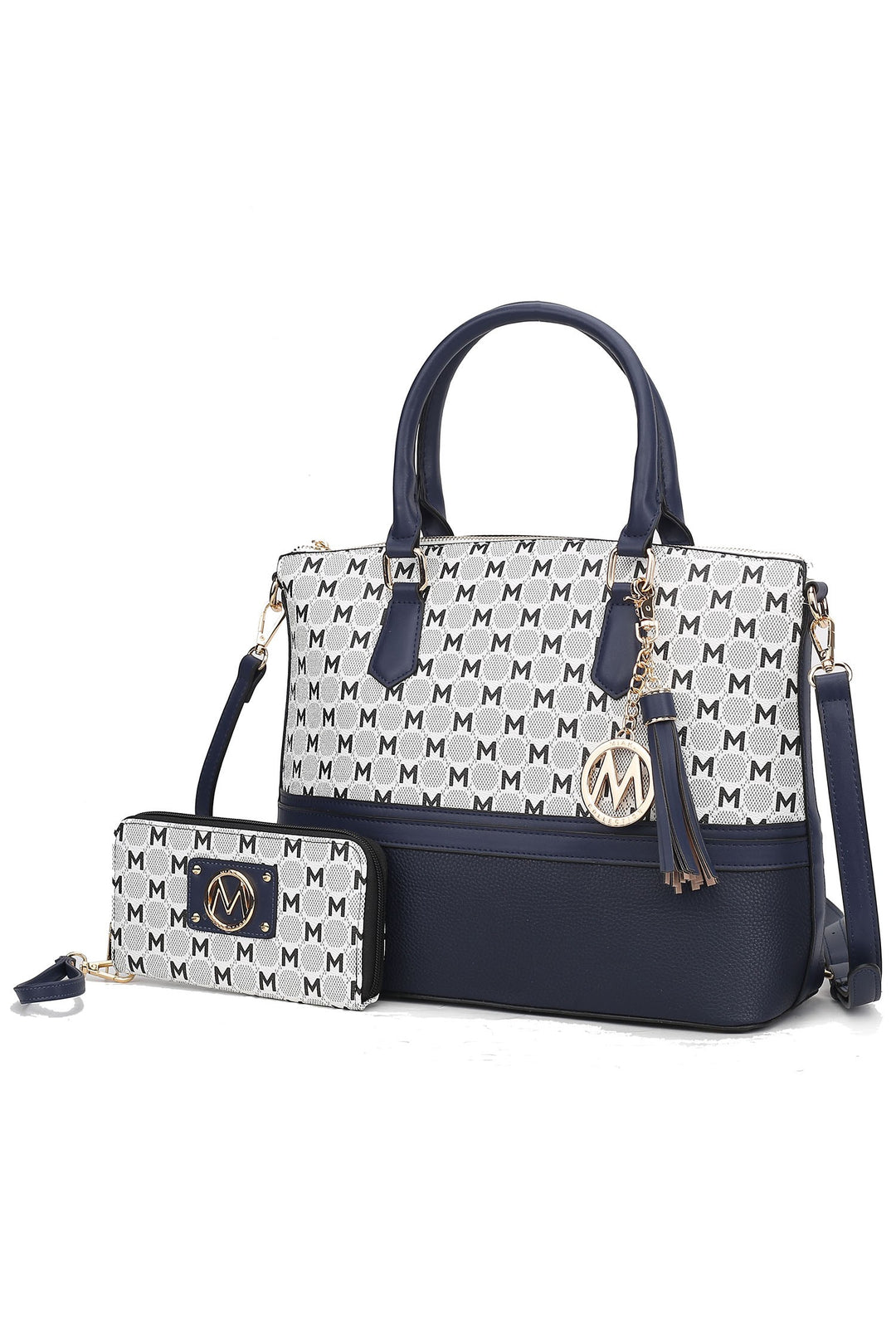 Olive Mkf Collection Saylor Tote And Matching Wallet