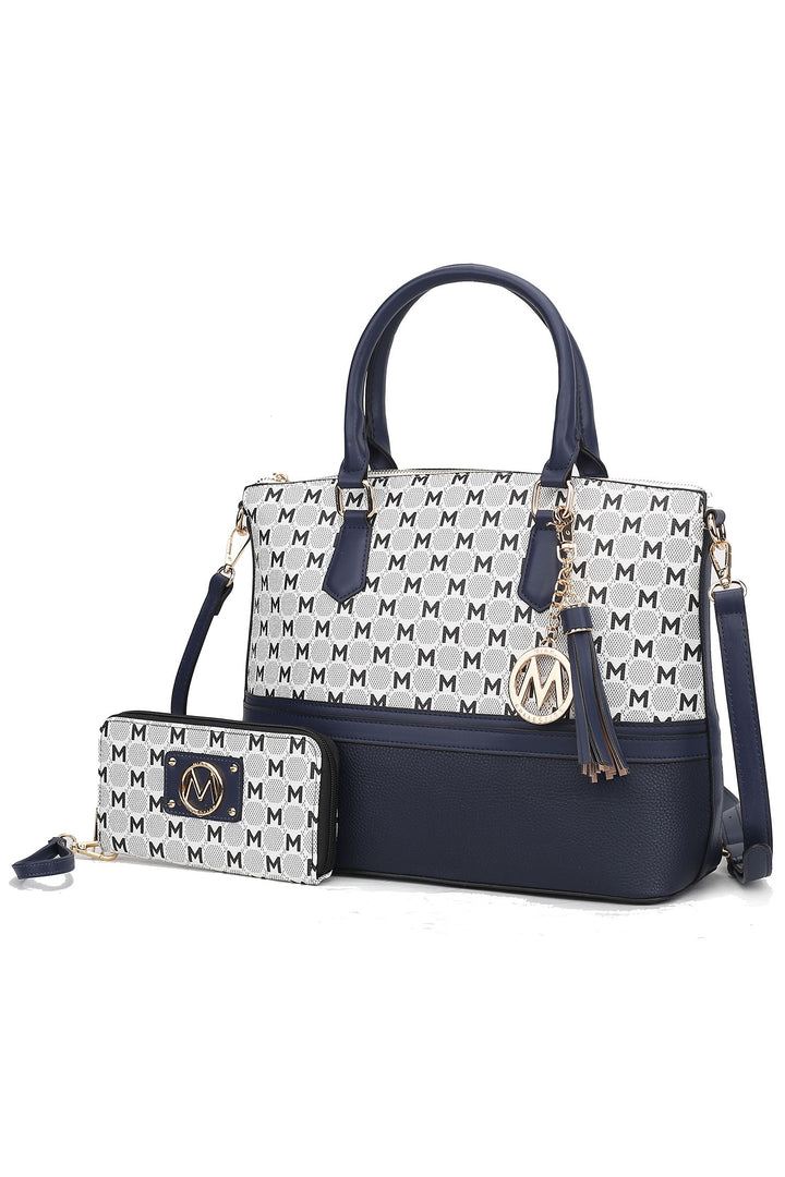 Olive Mkf Collection Saylor Tote And Matching Wallet