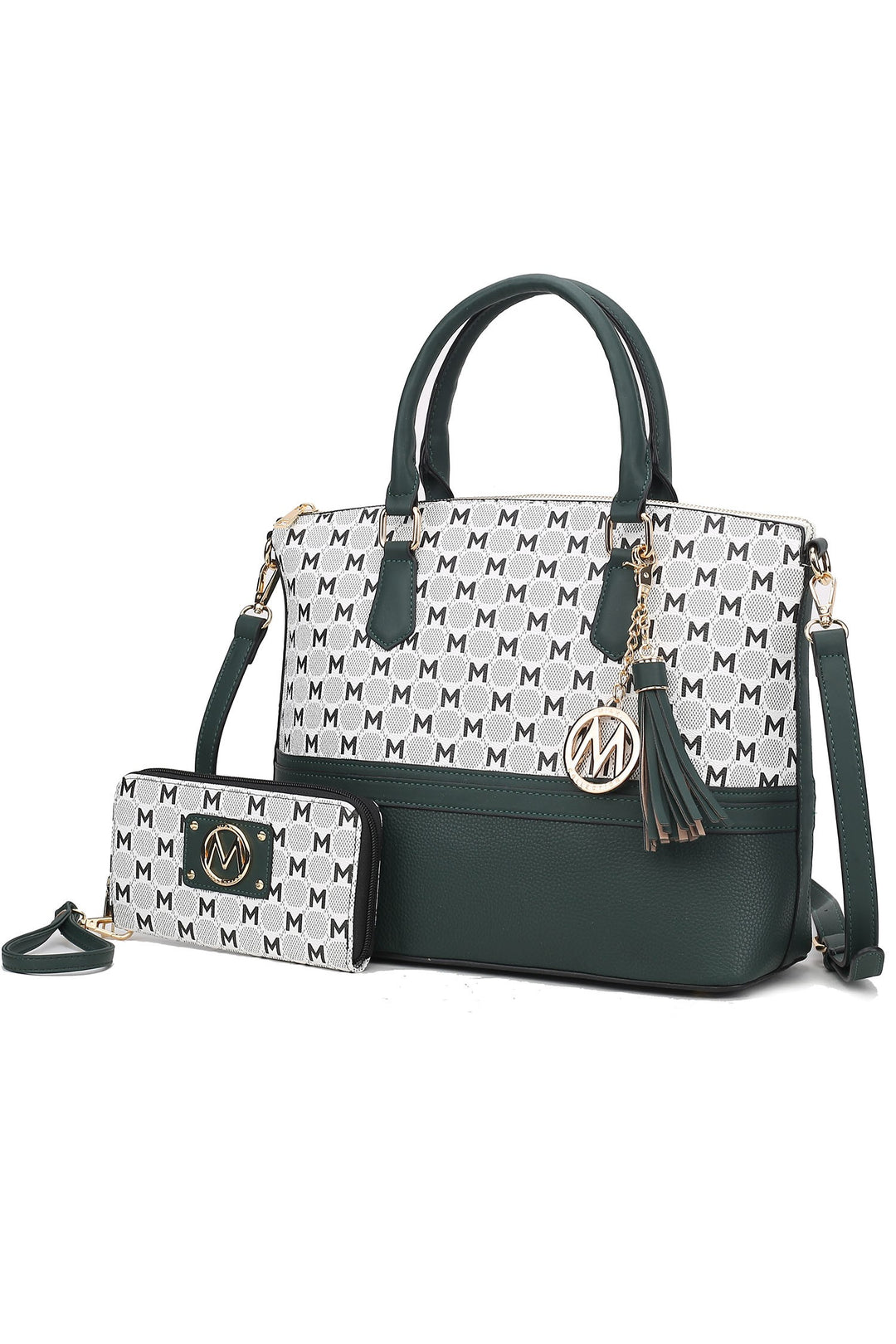 Navy Mkf Collection Saylor Tote And Matching Wallet