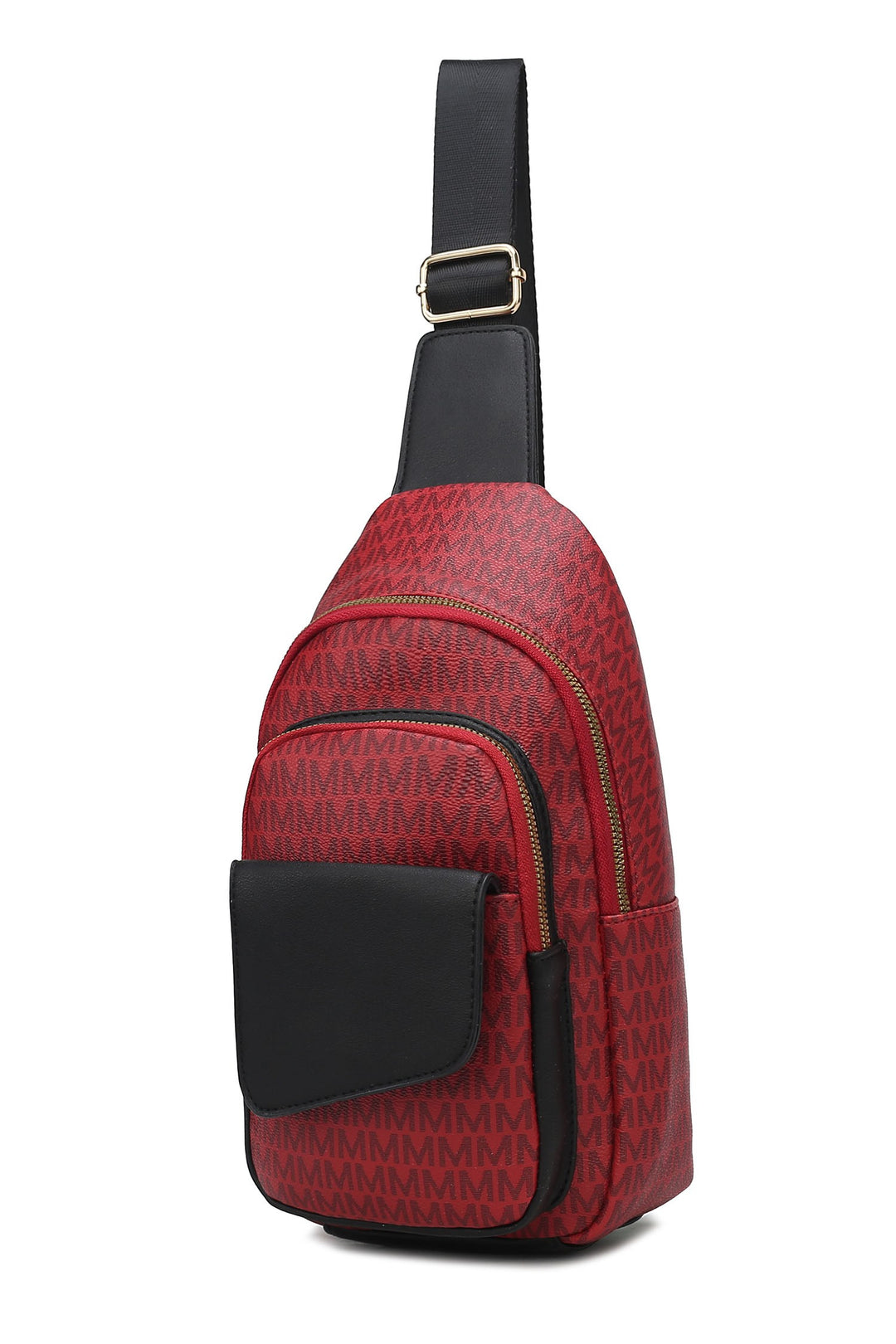 White Mkf Collection Kace M Crossbody Sling Bag
