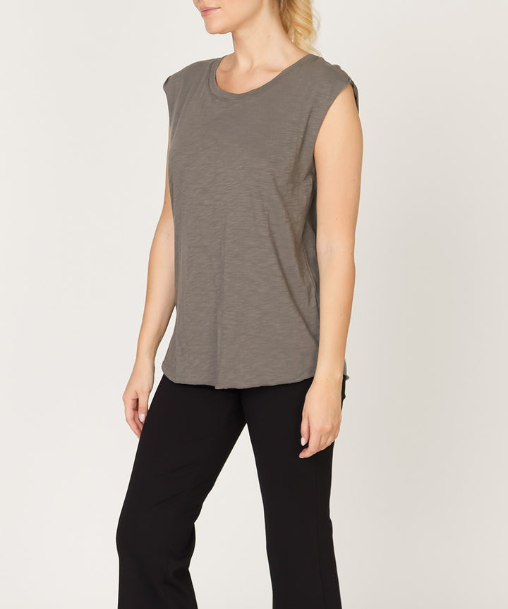 Cotton Slub Muscle Vintage New Tank