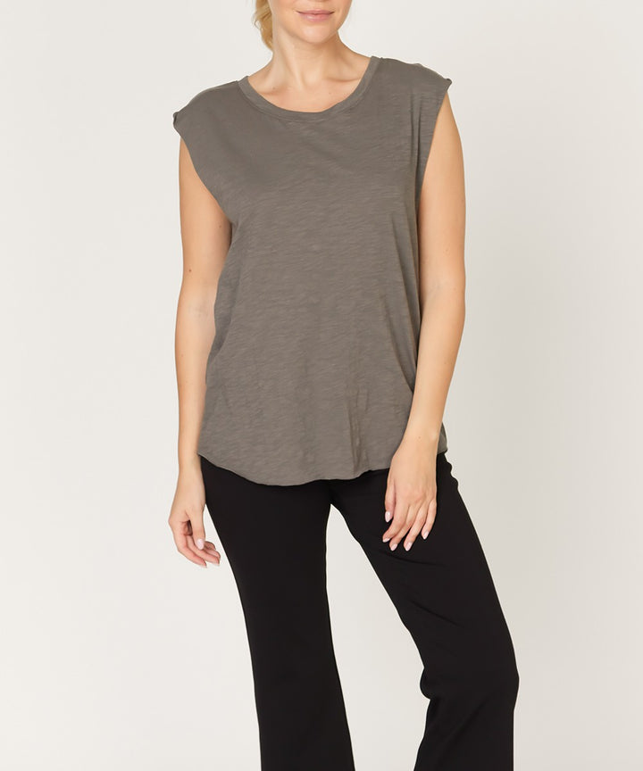 Cotton Slub Muscle Vintage New Tank
