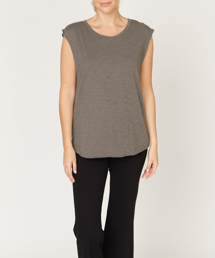 Cotton Slub Muscle Vintage New Tank