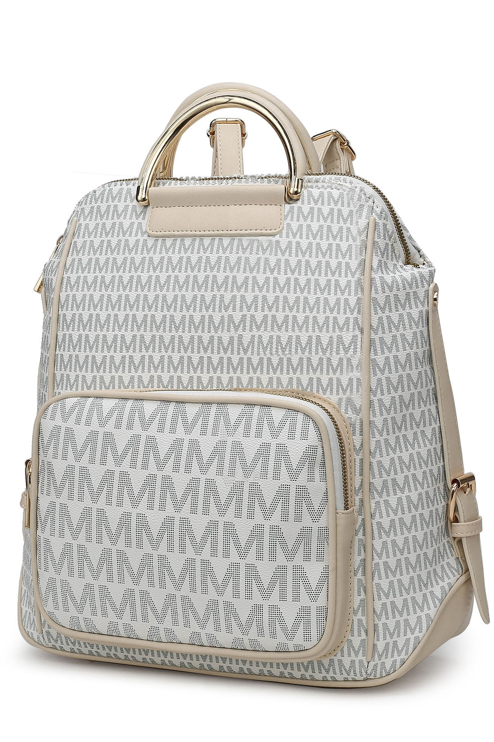 Black Mkf Collection June Printed Womens Backpack