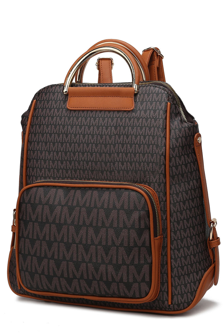 Red Mkf Collection June Printed Womens Backpack