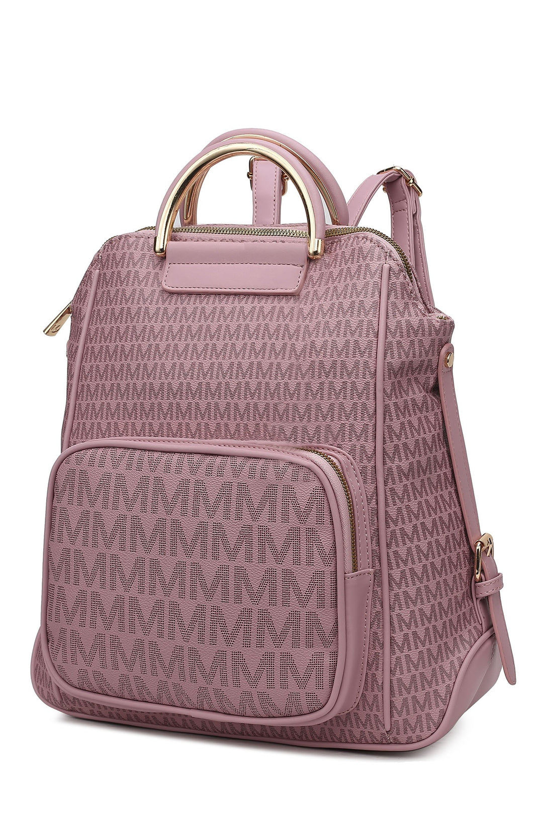 Burgundy Mkf Collection June Printed Womens Backpack