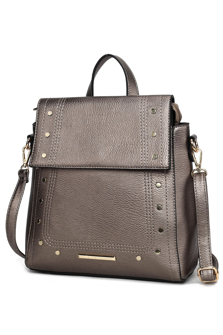 Light Gray Mkf Collection Elke Convertible Backpack Bag