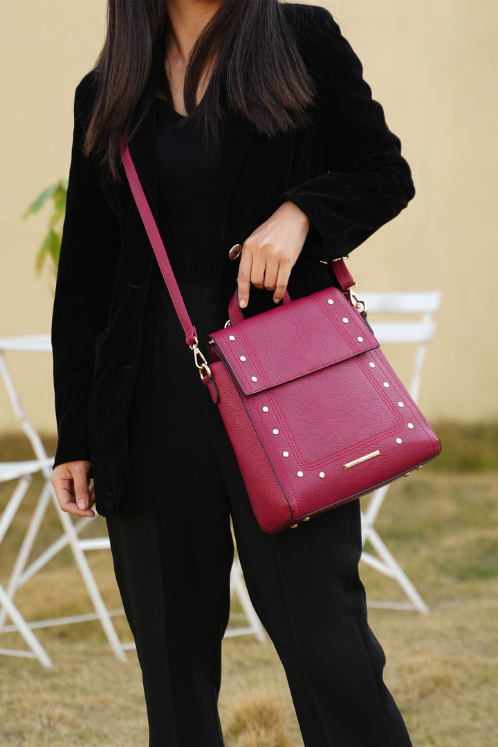 Black Mkf Collection Elke Convertible Backpack Bag