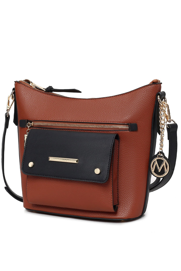 Mauve - Blush Mkf Collection Serenity Color Block Crossbody Bag