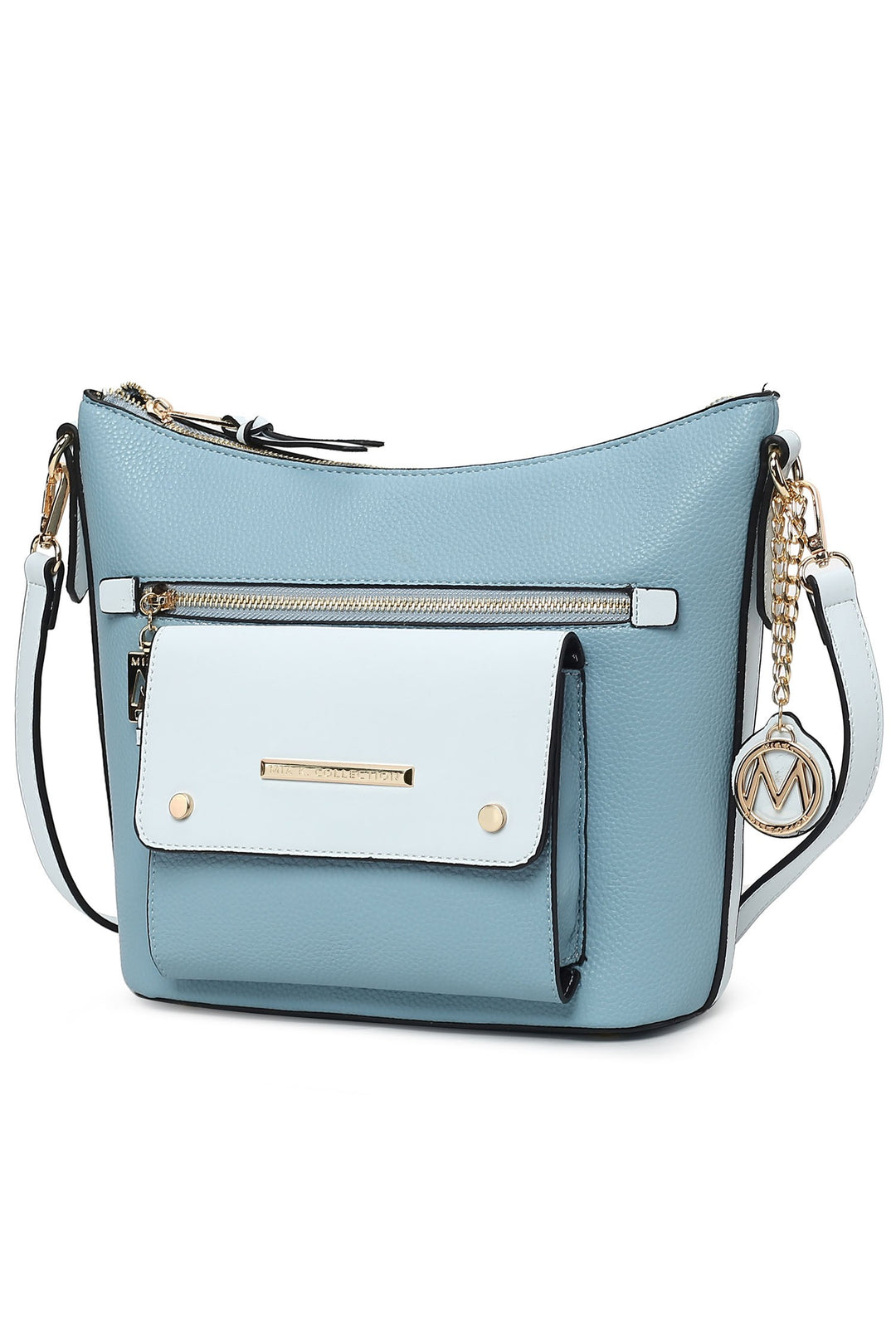 Coffee - Cognac Mkf Collection Serenity Color Block Crossbody Bag