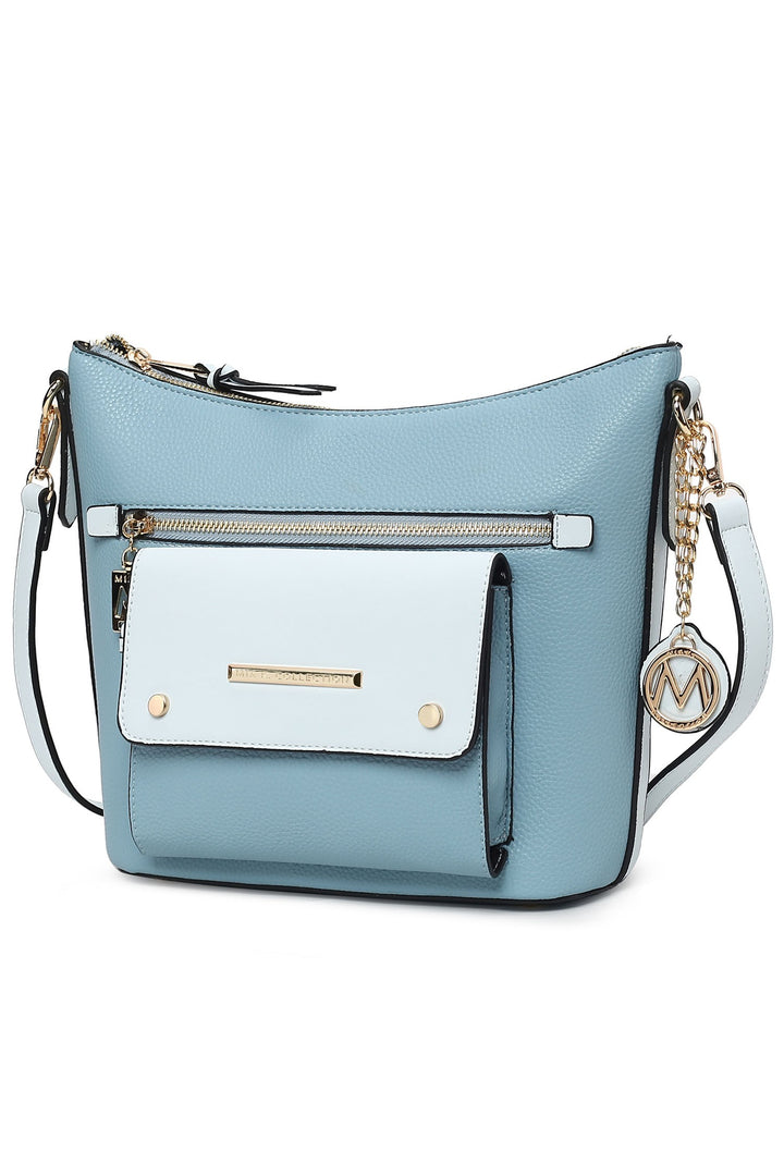 Coffee - Cognac Mkf Collection Serenity Color Block Crossbody Bag