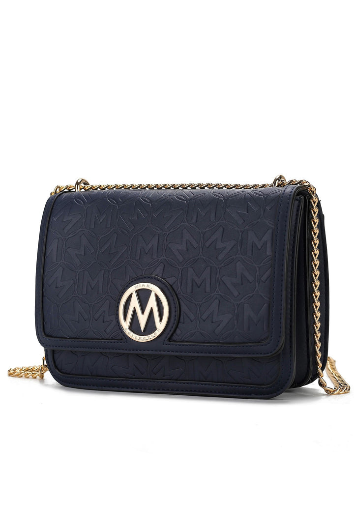 Pewter Mkf Collection Amiyah Crossbody Shoulder Bag
