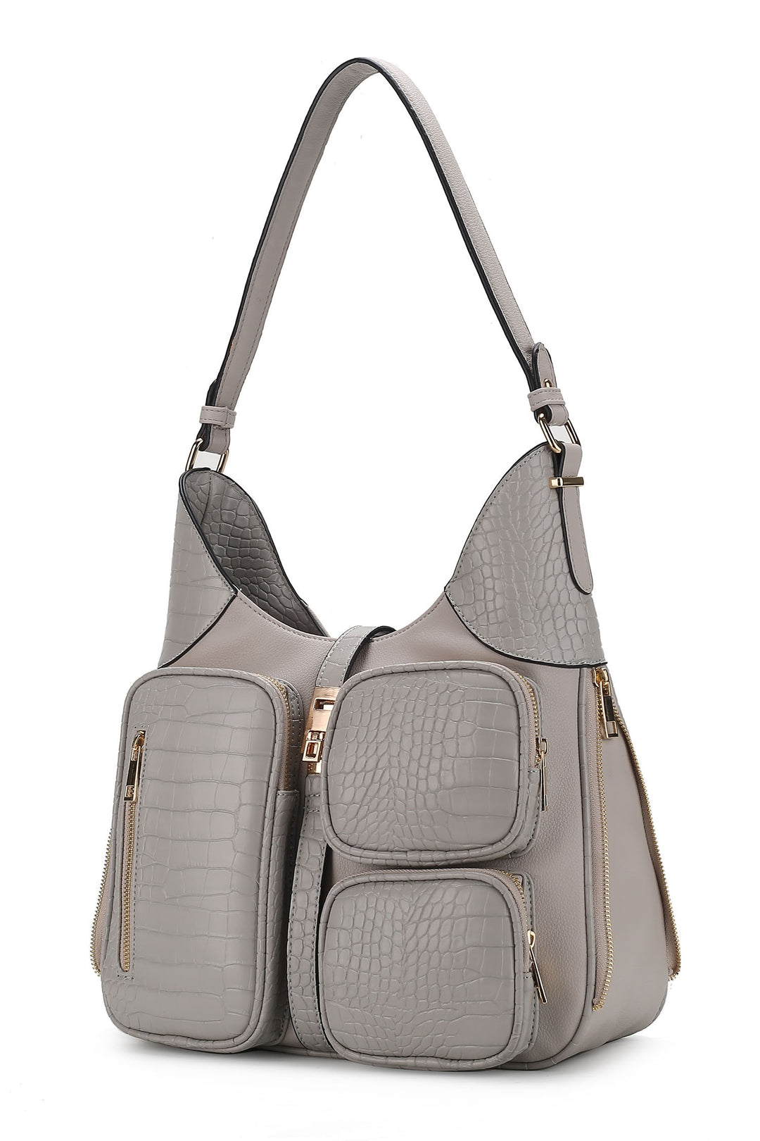Olive Mkf Collection Daphne Womens Hobo Shoulder Bag