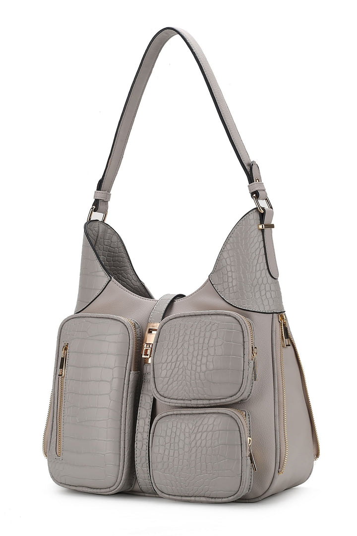 Olive Mkf Collection Daphne Womens Hobo Shoulder Bag
