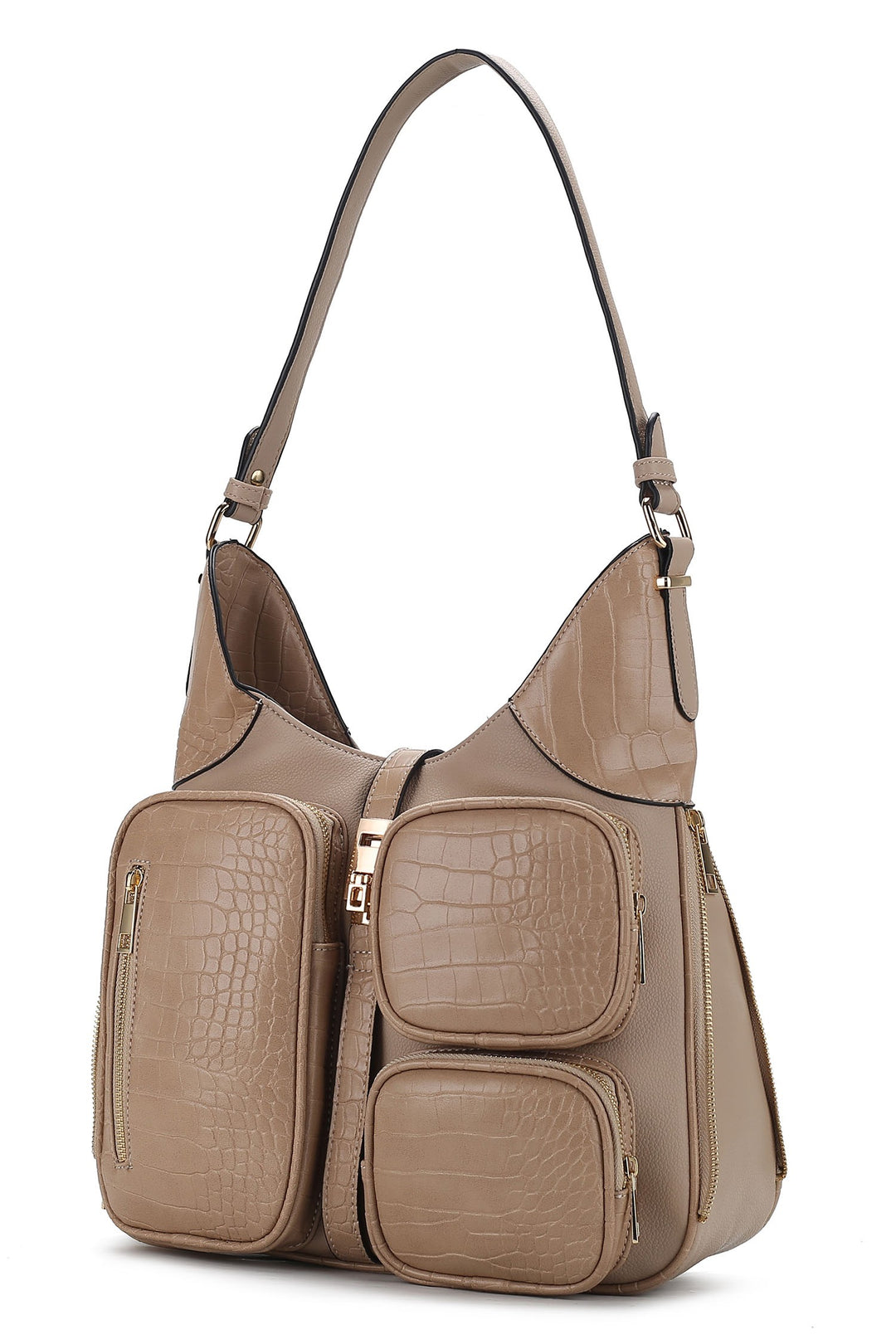 Coffee Mkf Collection Daphne Womens Hobo Shoulder Bag