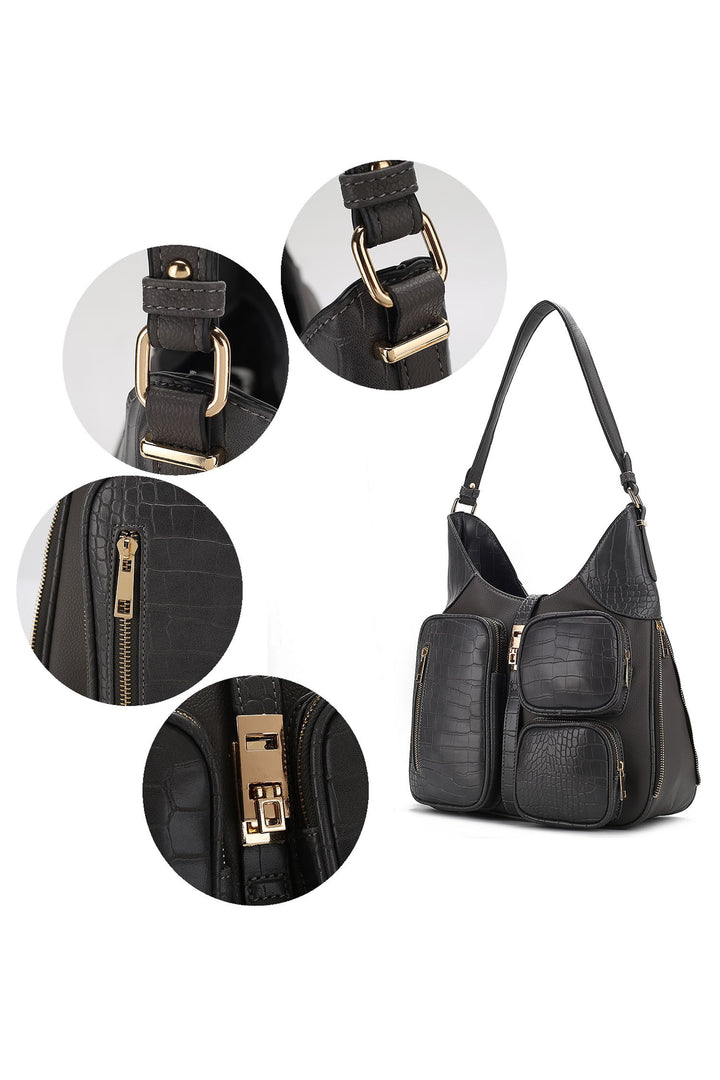 Mkf Collection Daphne Womens Hobo Shoulder Bag