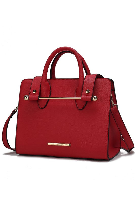 Coffee Mkf Collection Malaya Vegan Leather Tote Bag